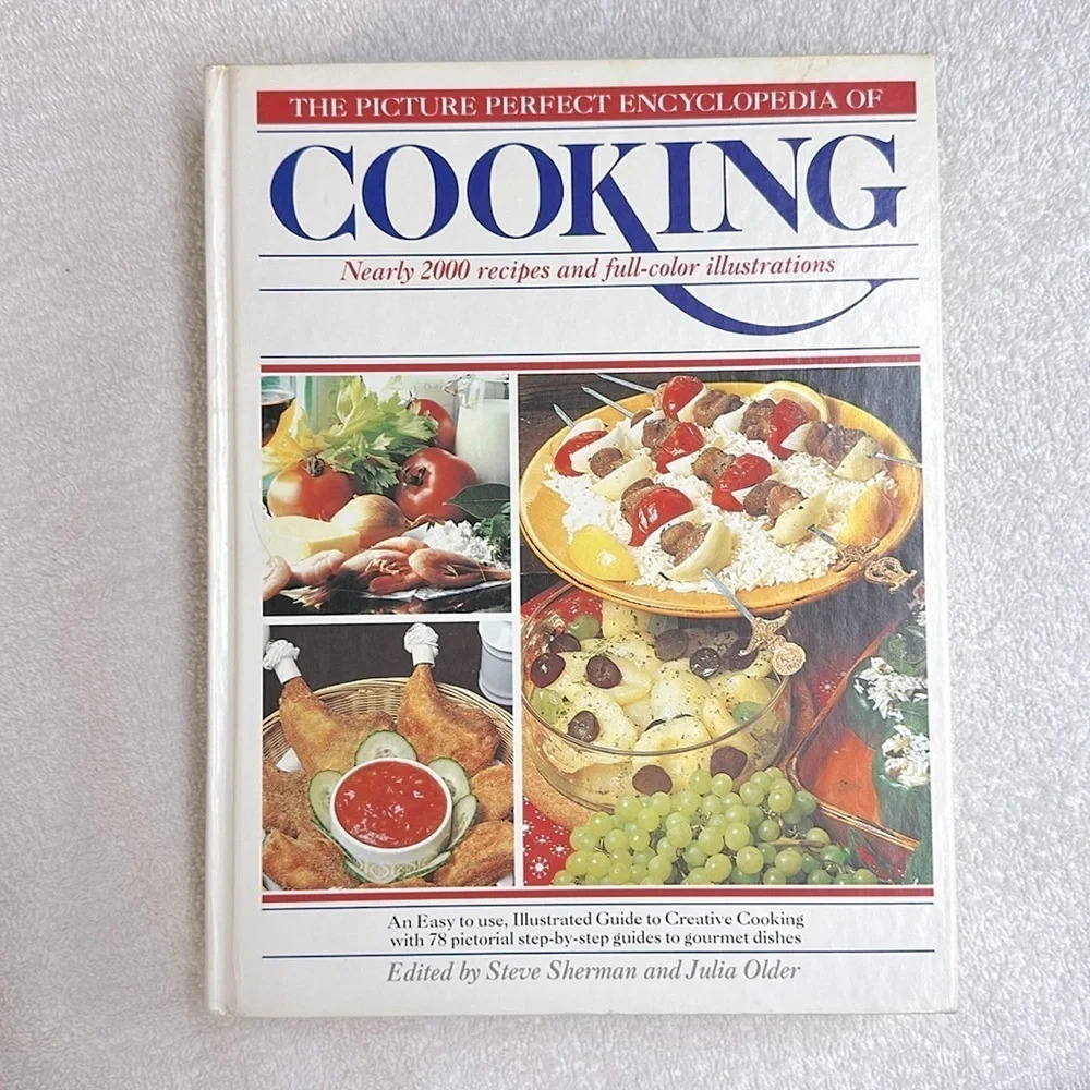 Vintage Picture Perfect  Encyclopedia Of Cooking Cookbook